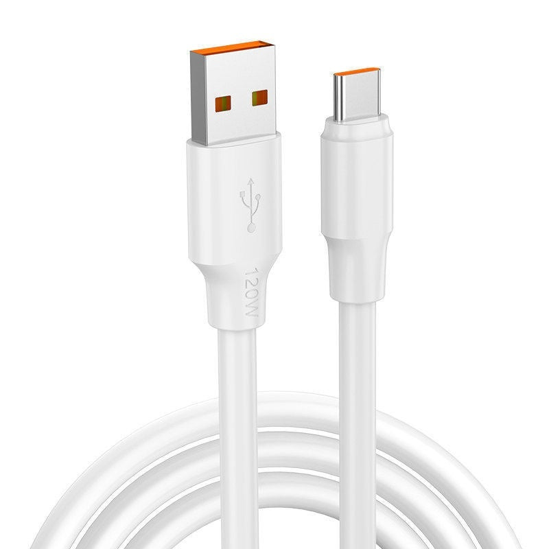 120W Data Cable Type-C Mobile Phone Charging Cable